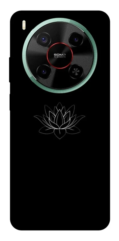 Чохол на ZTE Nubia V70 Max Black Lotus фото 1 з 1