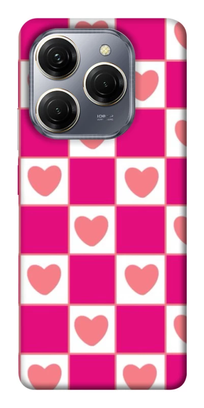 Чохол на TECNO Spark 20 Pro Chess heart фото 1 з 1