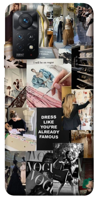 Чохол на Xiaomi Redmi Note 11 Pro 4G/5G Fashion collage ver.11 фото 1 з 1