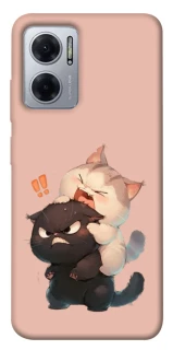 Чохол на Xiaomi Redmi Note 11E Сat and cat фото 1 Чохол на Xiaomi Redmi Note 11E Сat and cat фото 1 з 1