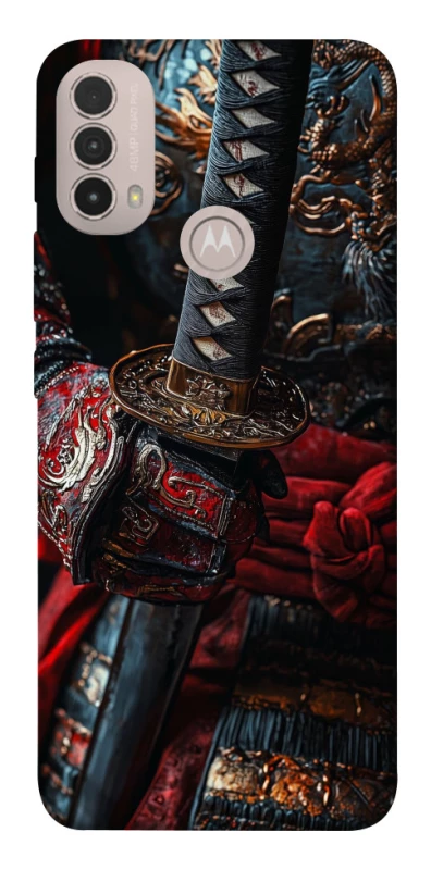 Чехол на Motorola Moto E40 samurai фото 1 из 1
