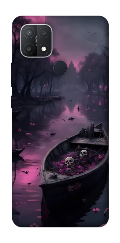 Чохол на Oppo A15s / A15 Boat and flamingo фото 1 з 1