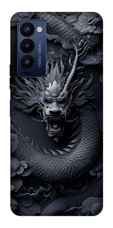 Чохол на TECNO Camon 18 Pro black dragon фото 1 з 1