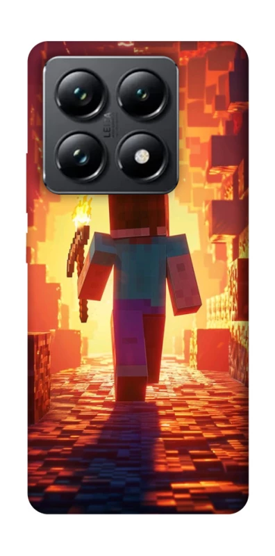 Чохол на Xiaomi 14T Pro Minecraft adventure фото 1 з 1
