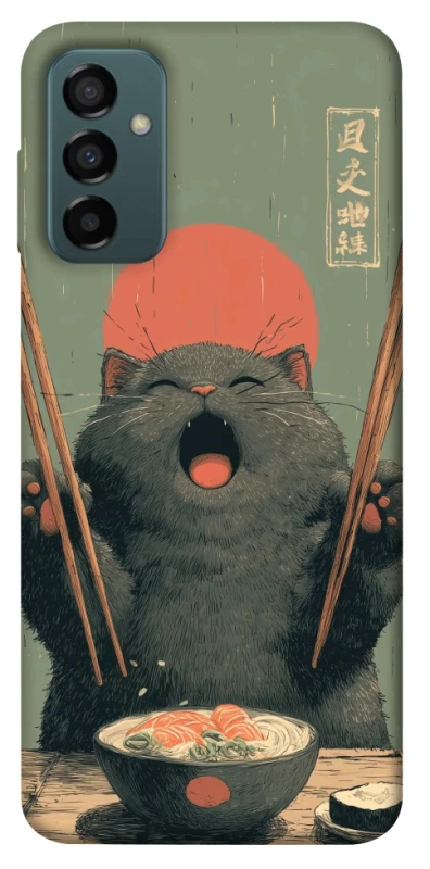 Чехол на Samsung Galaxy M13 4G Hungry Cat фото 1 из 1