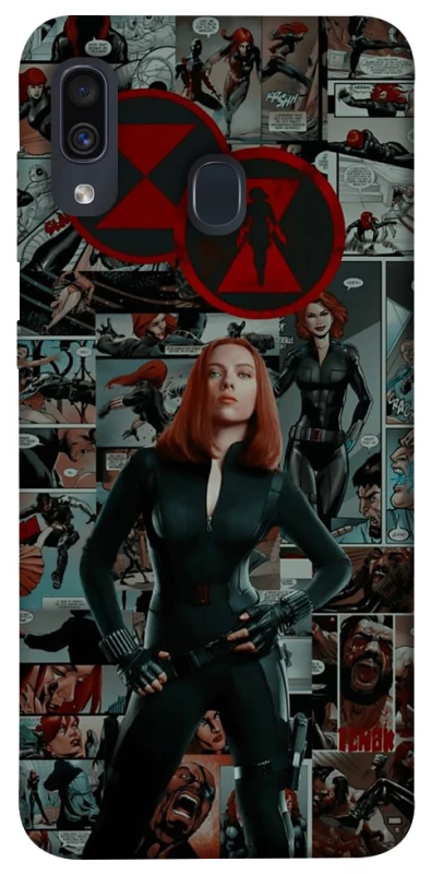 Чохол на Samsung Galaxy A20 / A30 Black Widow фото 1 з 1