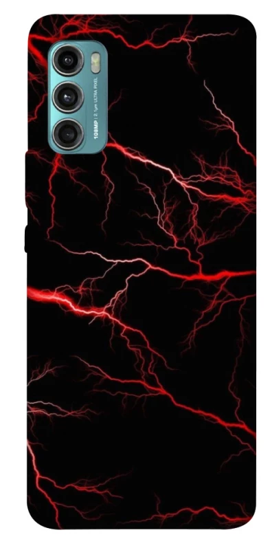 Чехол на Motorola Moto G60 Красная молния фото 1 из 1