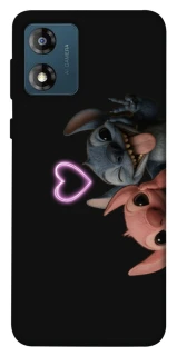 Чохол на Motorola Moto E13 Love Stitch & Angel фото 1 з 1