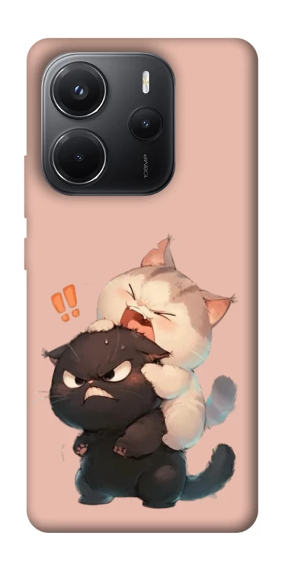 Чохол на Xiaomi Redmi Note 14 4G (Int. version) Сat and cat фото 1 з 1