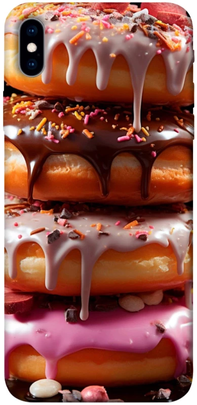 Чохол на Apple iPhone XS Max (6.5") Пончики фото 1 з 1