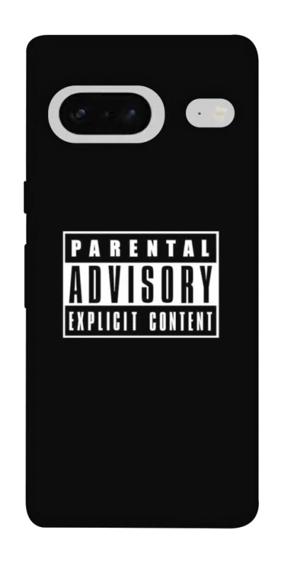 Чохол на Google Pixel 7 Parental Advisory Label фото 1 Чохол на Google Pixel 7 Parental Advisory Label фото 1 з 1