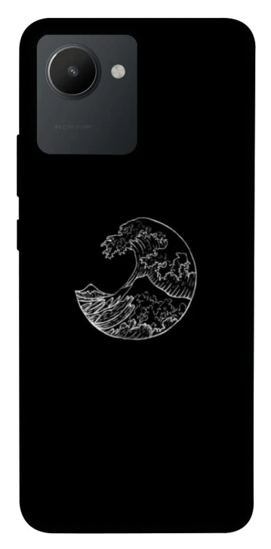 Чохол на Realme C30 Black tsunami фото 1 з 1