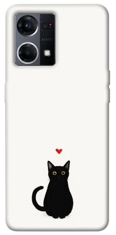 Чохол на Oppo Reno 7 4G cat in love фото 1 з 1