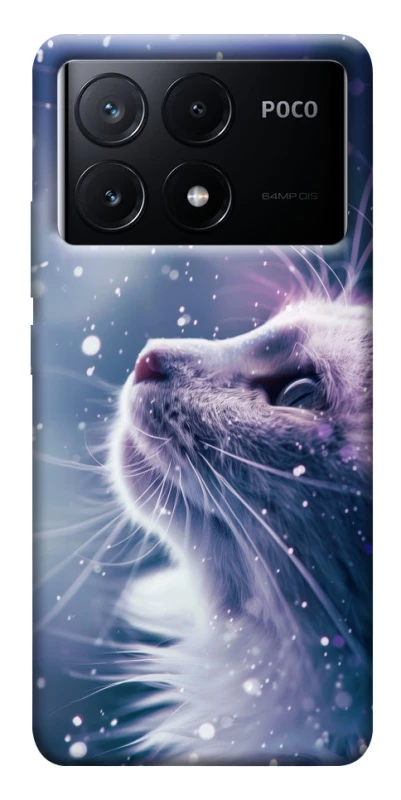 Чехол на Xiaomi Poco X6 Snow cat фото 1 из 1