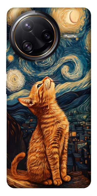 Чохол на Xiaomi Poco F7 Pro van gogh cat фото 1 з 1