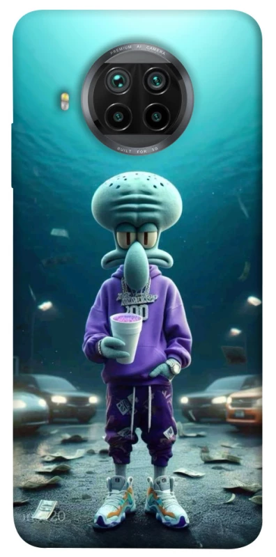 Чохол на Xiaomi Mi 10T Lite / Redmi Note 9 Pro 5G Сквідвард фото 1 з 1