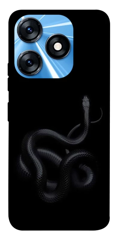Чохол на TECNO Spark 10 Black snake фото 1 з 1