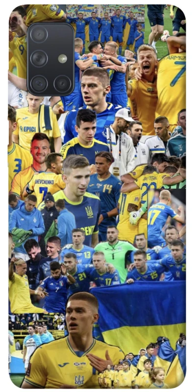 Чехол на Samsung Galaxy A71 UA-Football ver.6 фото 1 из 1