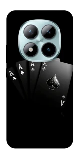 Чехол на Xiaomi Redmi Note 15 Pro+ 5G Black Cards фото 1 из 1