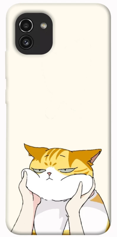 Чохол на Samsung Galaxy A03 Cat bun фото 1 з 1