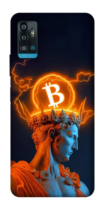 Чохол на ZTE Blade A71 Bitcoin God фото 1 з 1