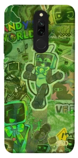 Чохол на Xiaomi Redmi 8 Dandysworld tv green theme фото 1 з 1