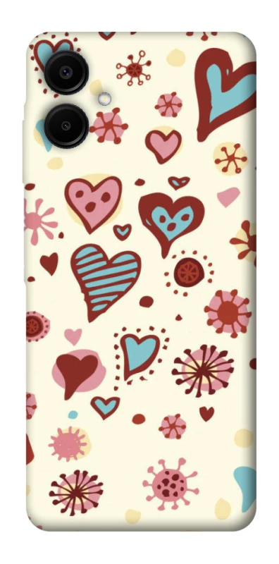 Чохол на Samsung Galaxy A06 Pretty hearts фото 1 з 1