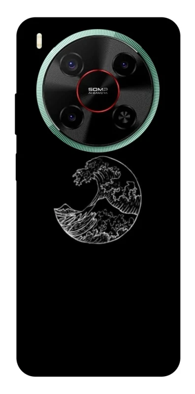 Чохол на ZTE Nubia V70 Max Black tsunami фото 1 з 1