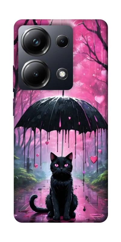 Чохол на Xiaomi Poco M6 Pro 4G Black cat фото 1 з 1