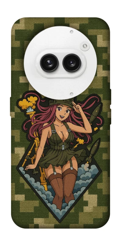 Чохол на Nothing Phone (2a) Military Waifu фото 1 з 1
