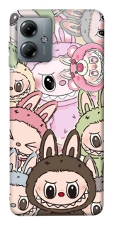 Чохол на Motorola Moto G14 All Labubu 3 фото 1 з 1