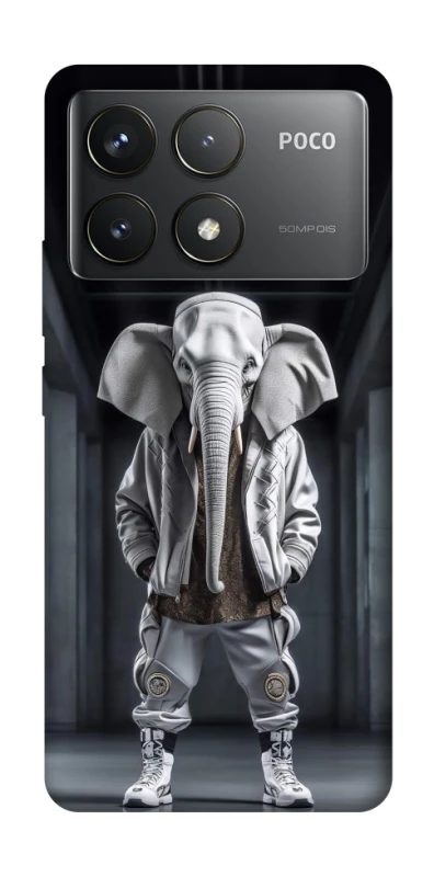 Чохол на Xiaomi Poco F6 Pro Слон v2 фото 1 з 1