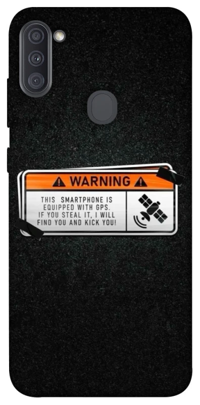 Чохол на Samsung Galaxy A11 Warning фото 1 з 1