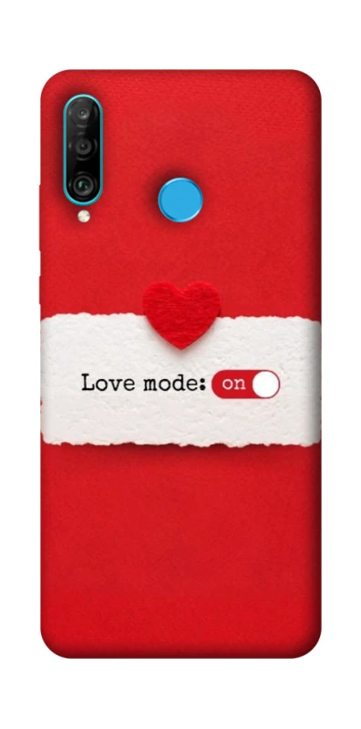 Чохол на Huawei P30 lite Love Mode ON фото 1 з 1