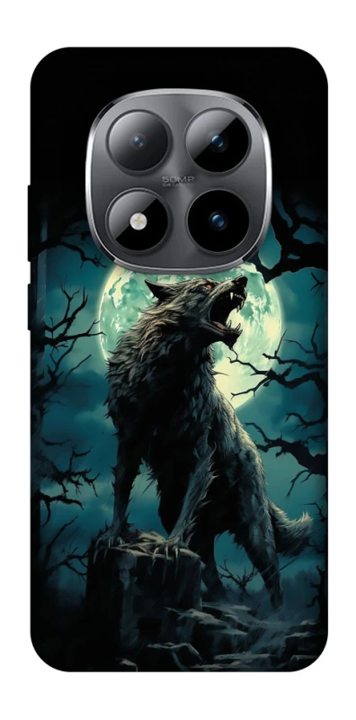 Чохол на Xiaomi Redmi Note 15 Pro 5G Вовк під місяцем фото 1 з 1