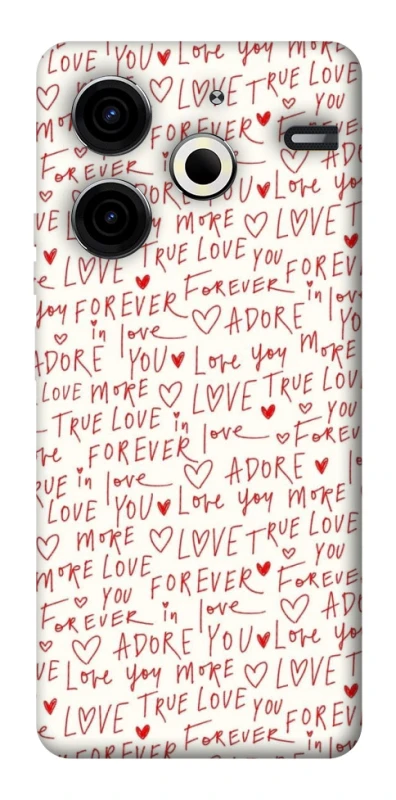 Чохол на TECNO Pova 6 Neo (LI6) Love aesthetic ver.4 фото 1 з 1