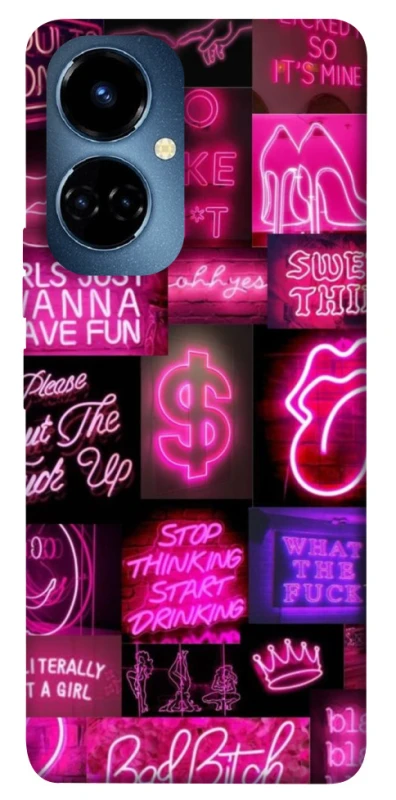 Чехол на TECNO Camon 19 Hot collage ver.9 фото 1 из 1