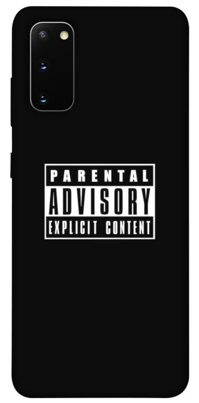 Чохол на Samsung Galaxy S20 Parental Advisory Label фото 1 з 1
