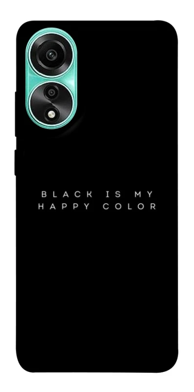 Чохол на Oppo A78 4G Black color фото 1 з 1