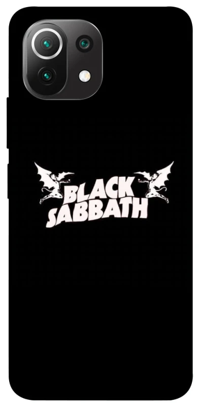 Чохол на Xiaomi Mi 11 Lite Black Sabbath logo ver.2 фото 1 з 1