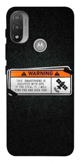 Чохол на Motorola Moto E20 Warning фото 1 з 1
