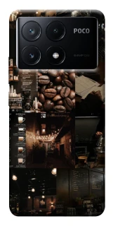 Чехол на Xiaomi Poco X6 Coffee collage ver.1 фото 1 из 1