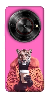 Чохол на ZTE Nubia Focus Леопард з кавою фото 1 з 1