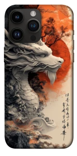 Чехол на Apple iPhone 14 Pro Max (6.7") white dragon фото 1 из 1