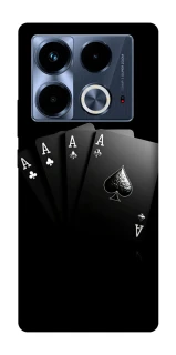 Чохол на Infinix Note 40 4G Black Cards фото 1 з 1