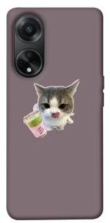 Чохол на Oppo A98 cat matcha фото 1 з 1