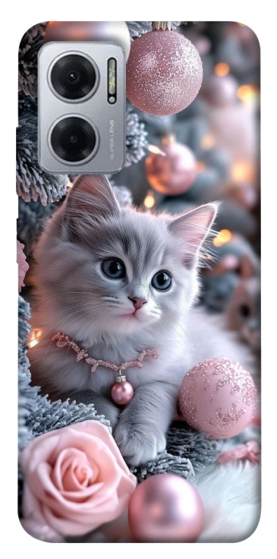 Чехол на Xiaomi Redmi Note 11E Christmas Kitty фото 1 из 1