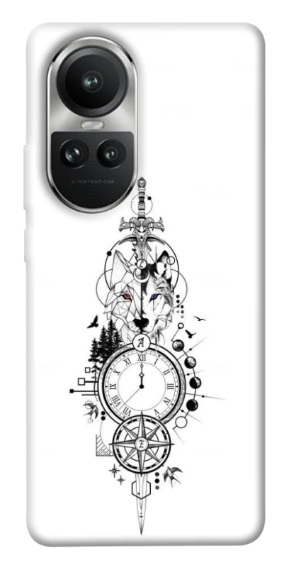 Чехол на Oppo Reno 10 Tattoo ver.8 фото 1 из 1