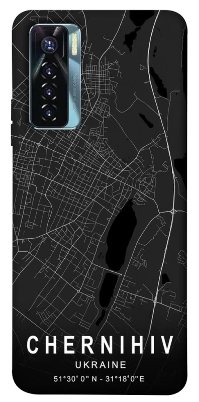 Чохол на TECNO Camon 17 Pro Chernihiv map фото 1 з 1