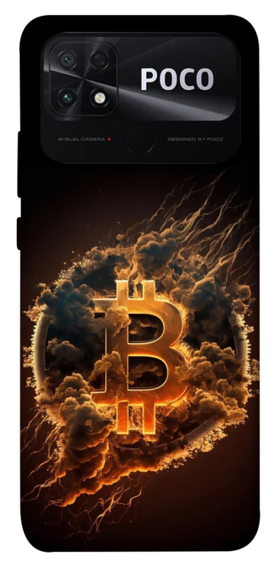 Чехол на Xiaomi Poco C40 Smoky Bitcoin фото 1 из 1